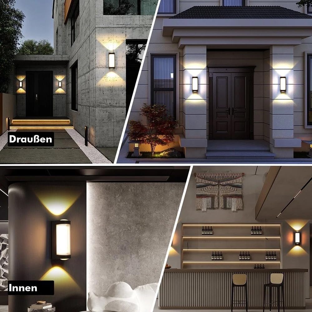 Rosh Square LED Light | Warm White | Black Body | 1 Year Warranty