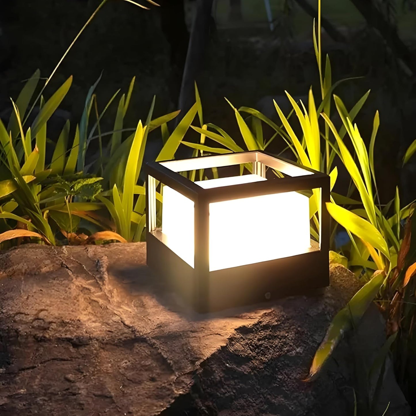 ZIVA SQUARE 12W LED gate Light for Home gate | Waterproof Gate Lamp for Installing As, Compound Wall Lights, Main Gate Lights, Outdoor Pillar Lights, and Boundary Wall Lights (Warm White, Square)