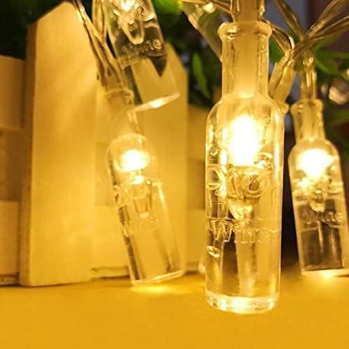 Bottle Shape LED String Lights – Warm White