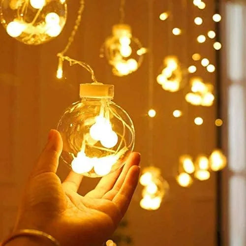 6+6 Ball Warm White Light With Different Flashing Mode