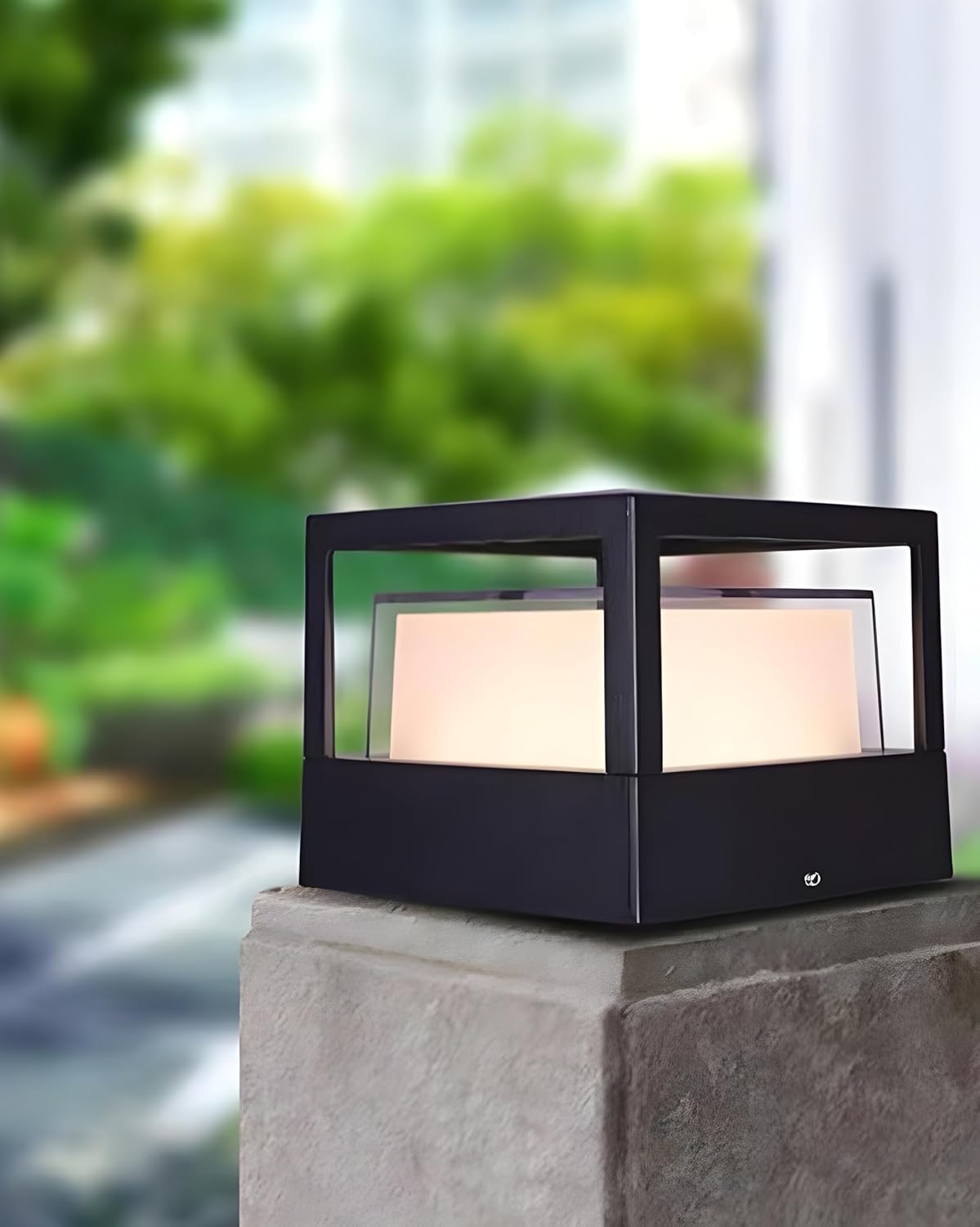 ZIVA SQUARE 12W LED gate Light for Home gate | Waterproof Gate Lamp for Installing As, Compound Wall Lights, Main Gate Lights, Outdoor Pillar Lights, and Boundary Wall Lights (Warm White, Square)