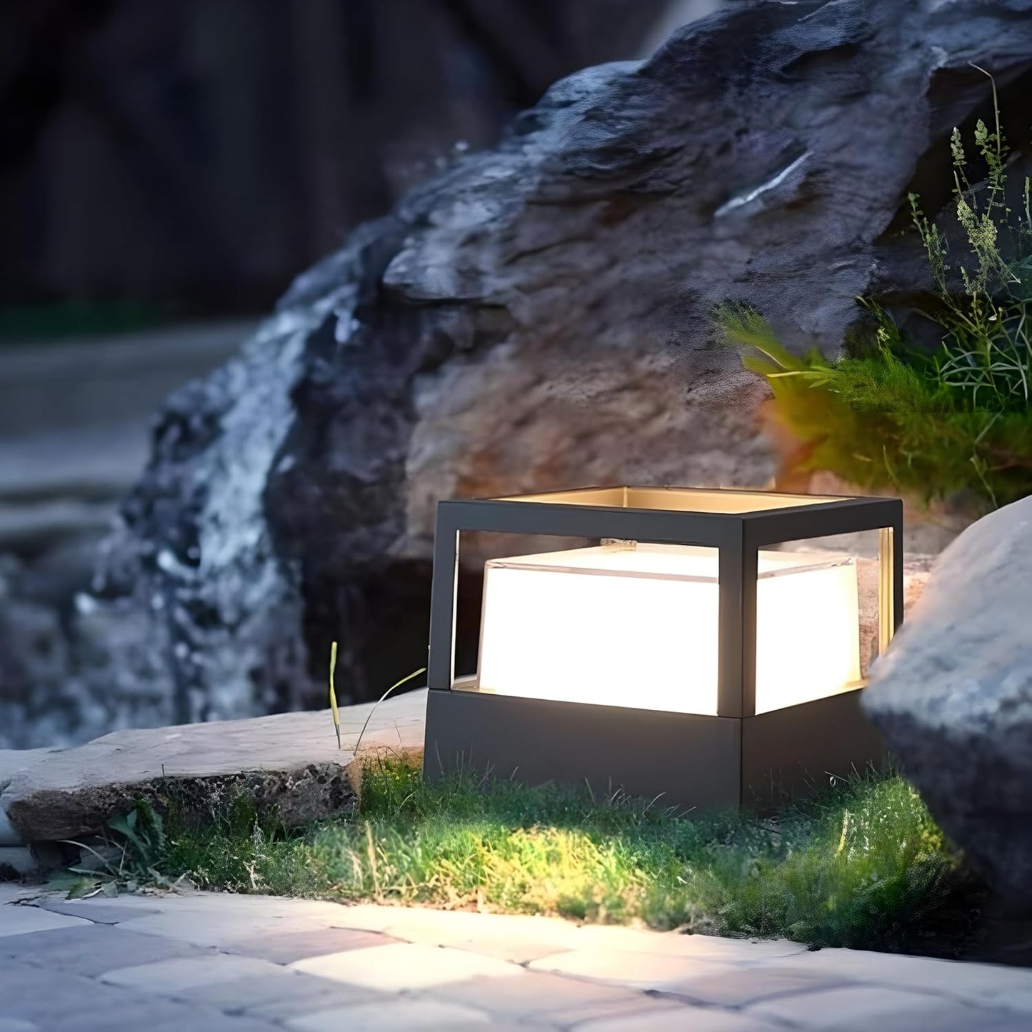 ZIVA SQUARE 12W LED gate Light for Home gate | Waterproof Gate Lamp for Installing As, Compound Wall Lights, Main Gate Lights, Outdoor Pillar Lights, and Boundary Wall Lights (Warm White, Square)