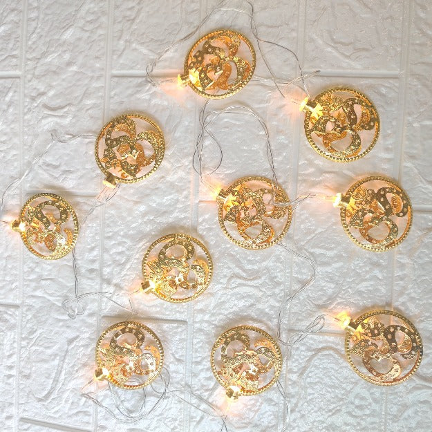🕉️ OM Metal String Lights (3M, Warm White)
